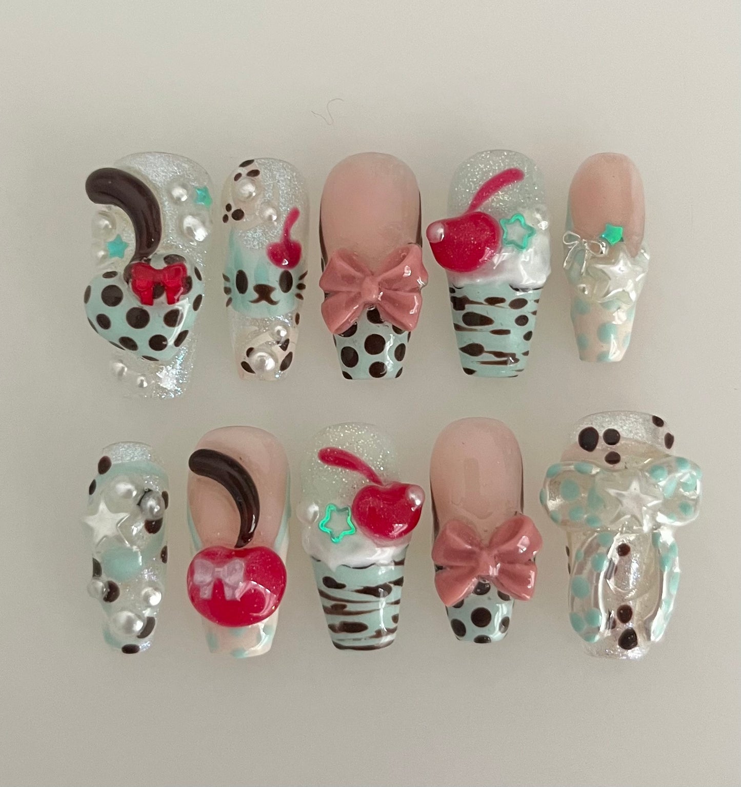 chocmint kitty - made to order