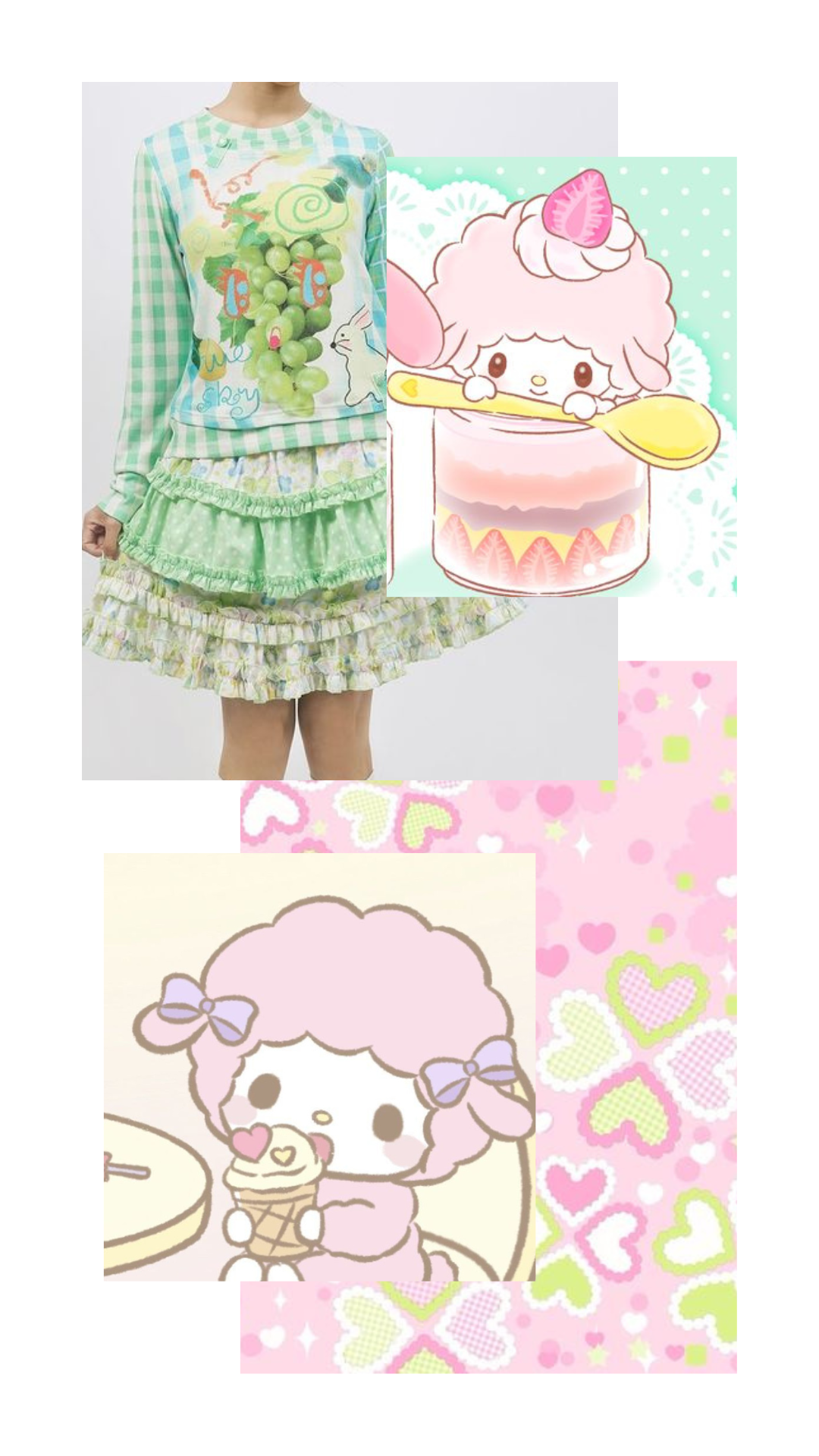 my sweet piano - moodboard set