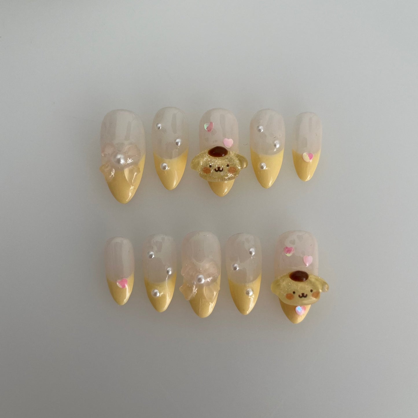pompompurin bows - pre-made