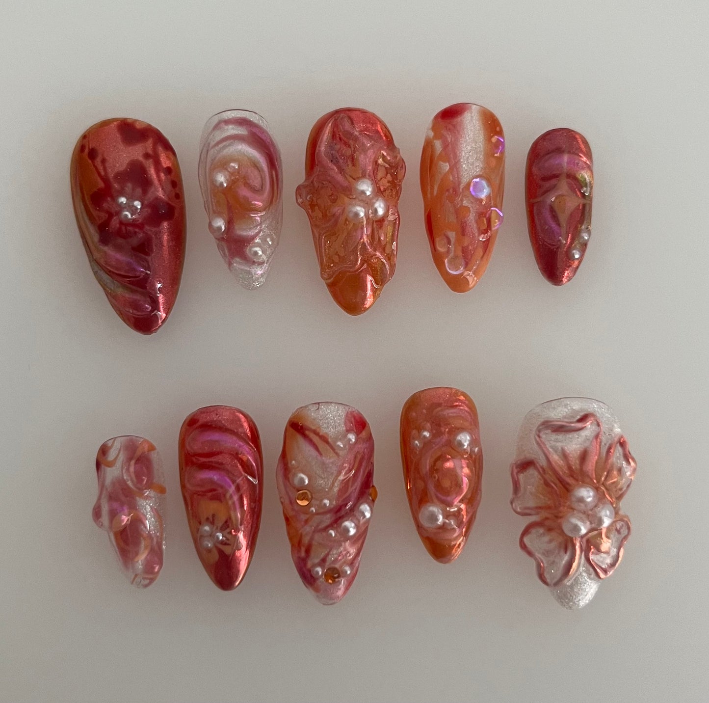 amber iridescence - made to order