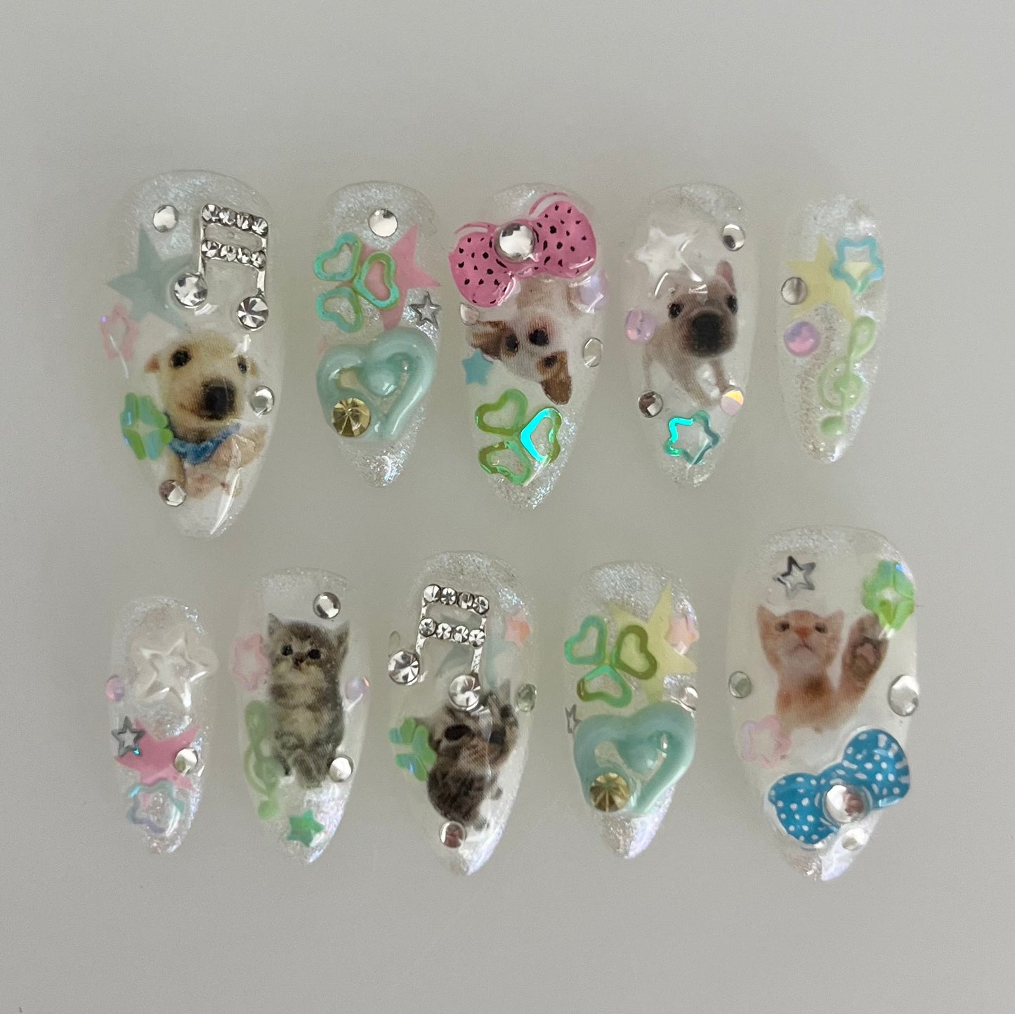 bubble puppies & kittens- made to order