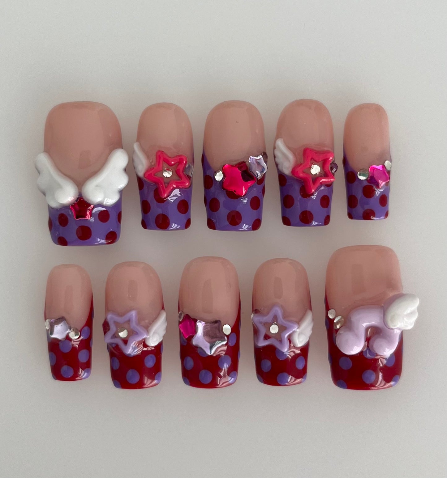 violet and ruby - made to order