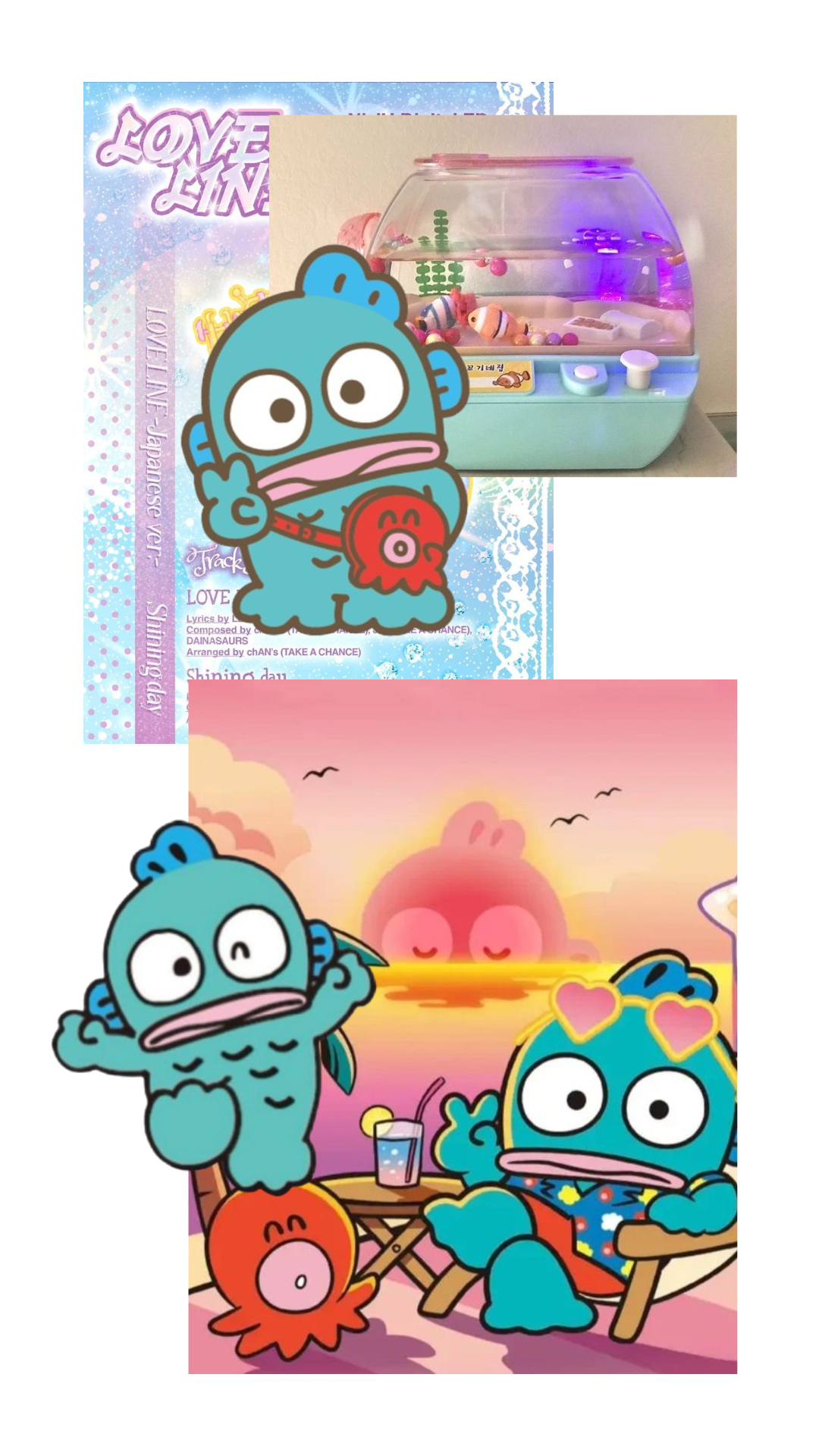 hangyodon summer - moodboard set