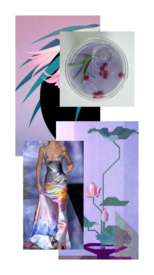 purple lotus - moodboard set