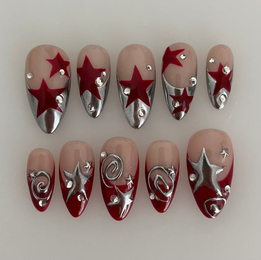 chome stars - made to order