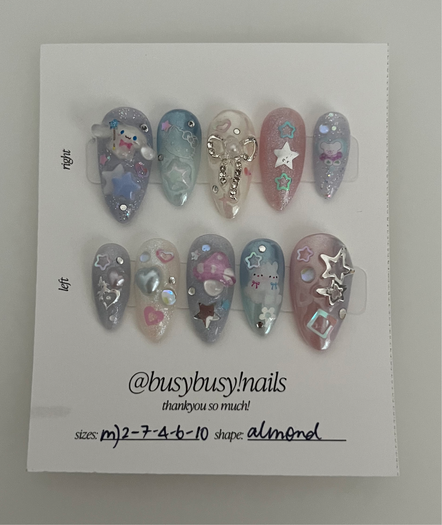 cinnamoroll confetti - premade