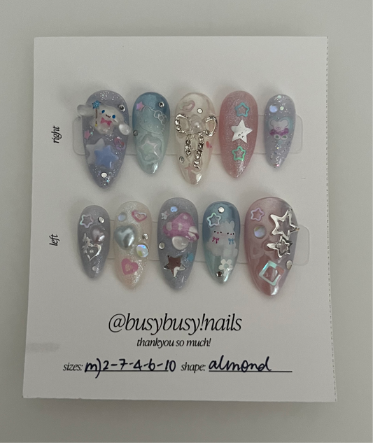 cinnamoroll confetti - premade