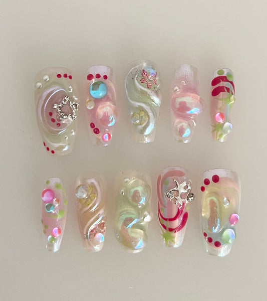airbrushed bubbles - made to order