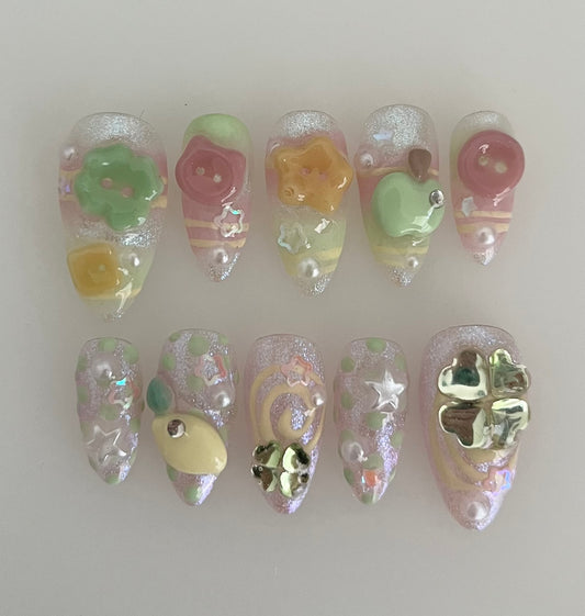 spring buttons - made to order
