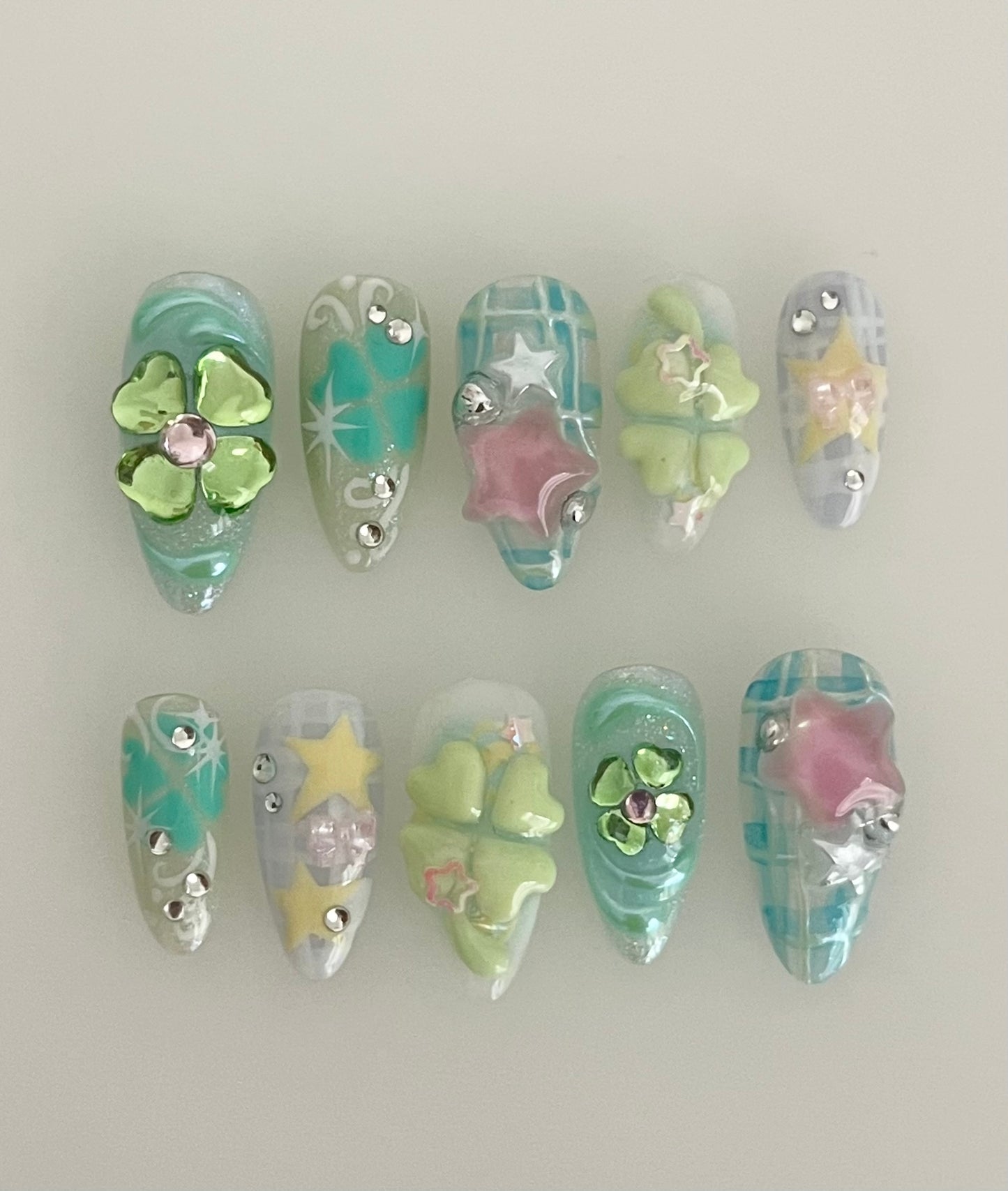 gingham & clovers- made to order