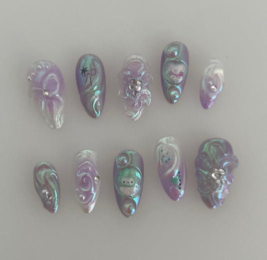 purple iridescence - made to order