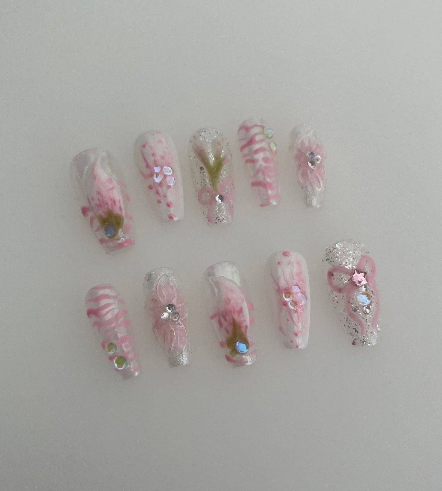 zebra lillies - premade