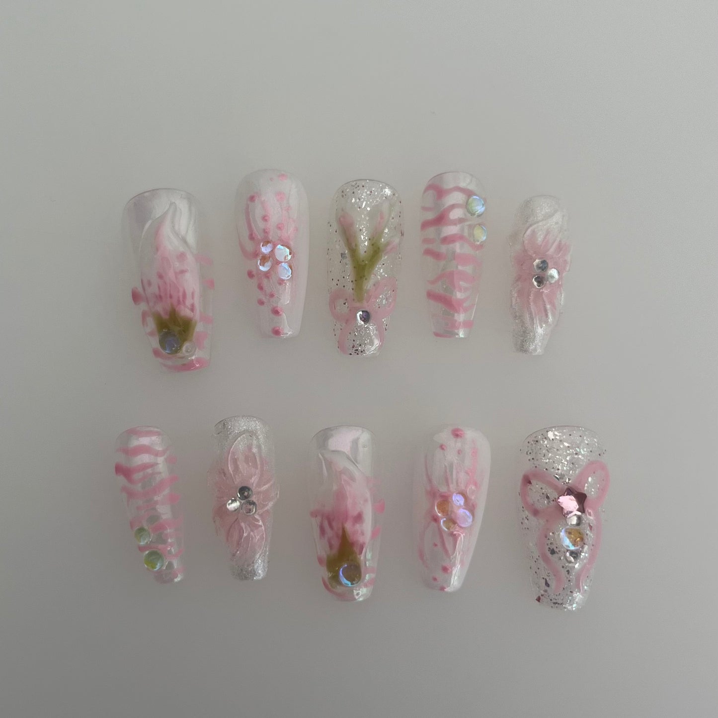 zebra lillies - premade