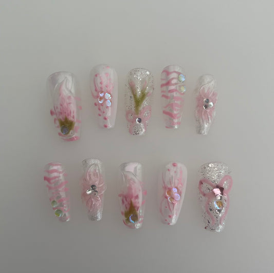 zebra lillies - premade