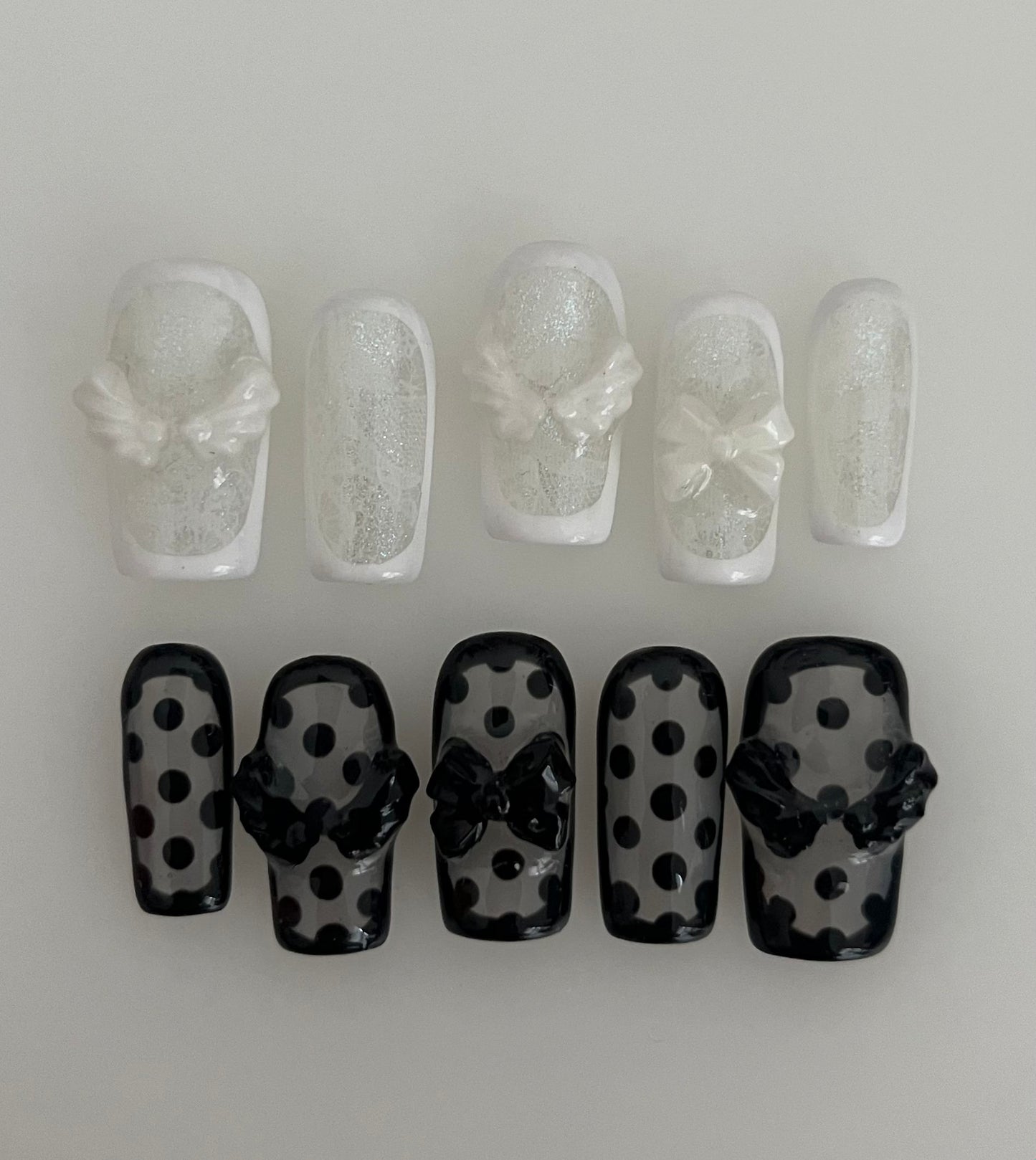 polka dot lace - made to order