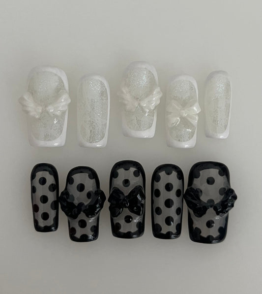 polka dot lace - made to order