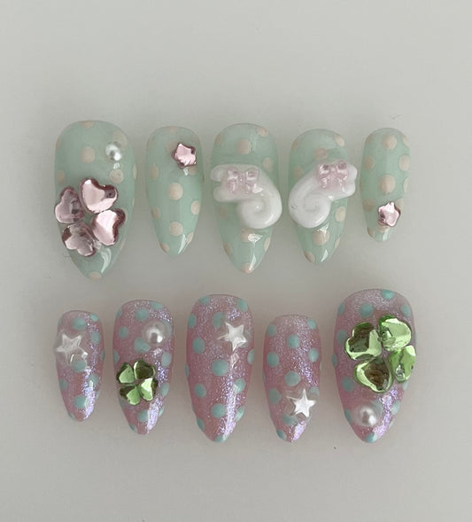 clover polka dots - made to order