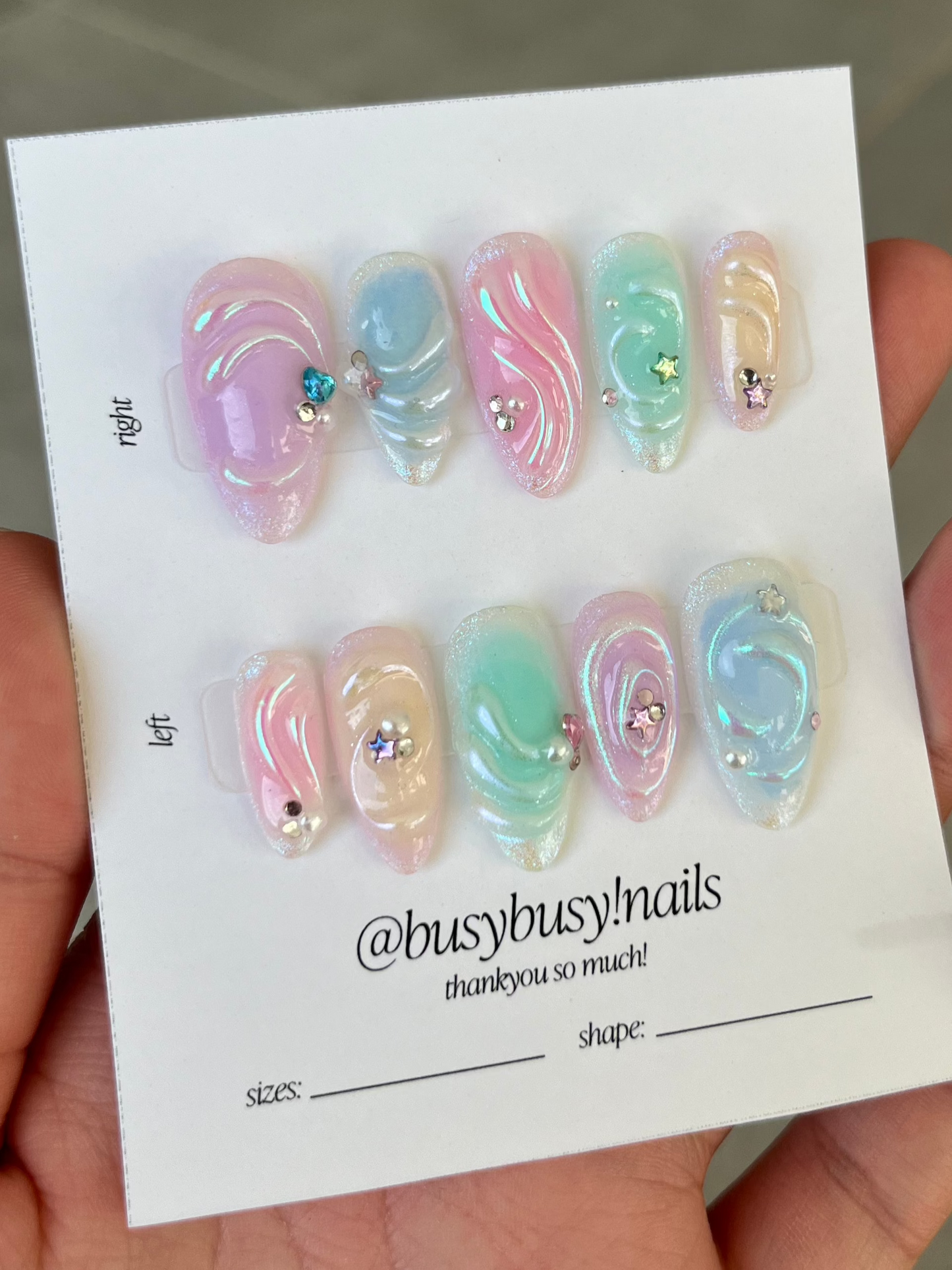 spring auras - made to order