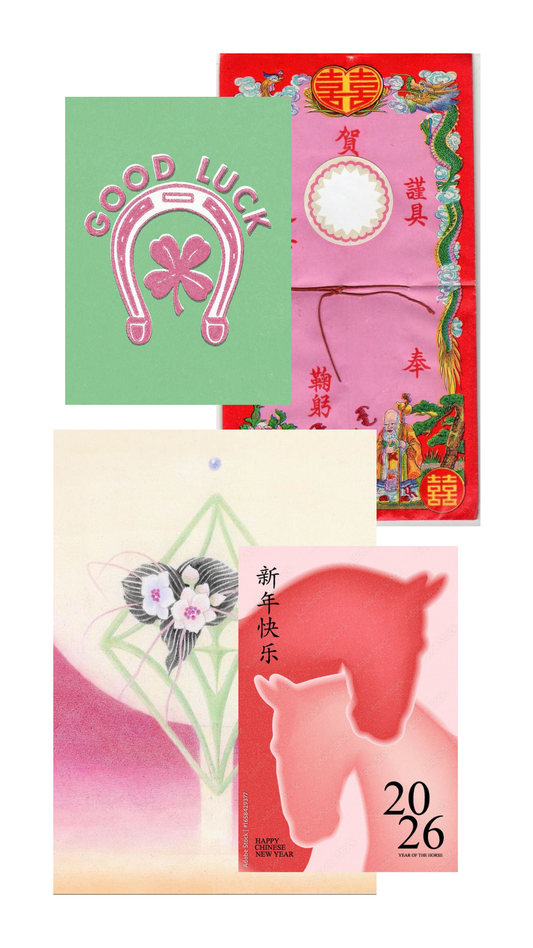 year of the horse - moodboard set